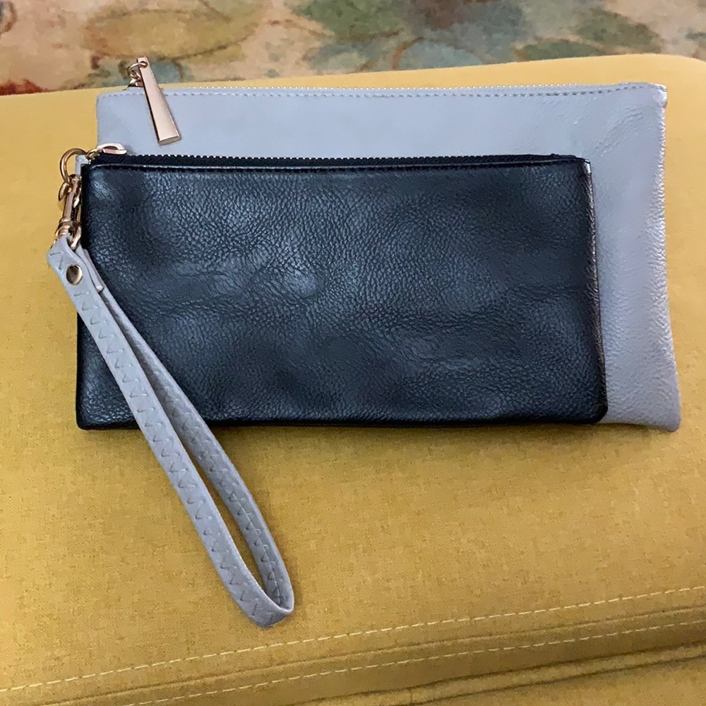 Double Color Block Clutch